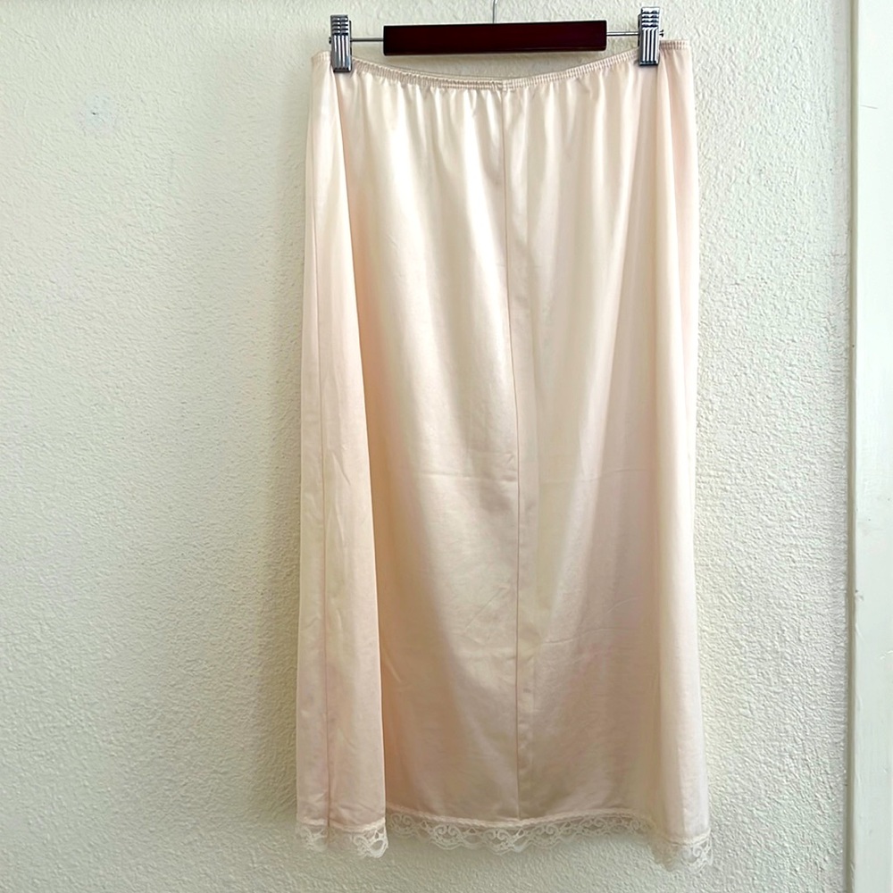 Vintage Deena Cream Half Slip Size VTG Large